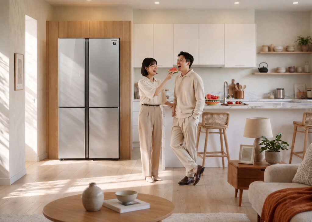 Tủ lạnh bốn cửa Sharp SJ-FXP650VG-SL